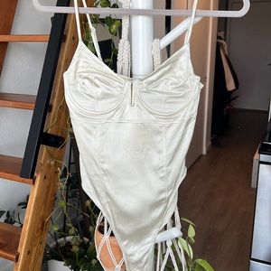 Zara Sateen Bodysuit